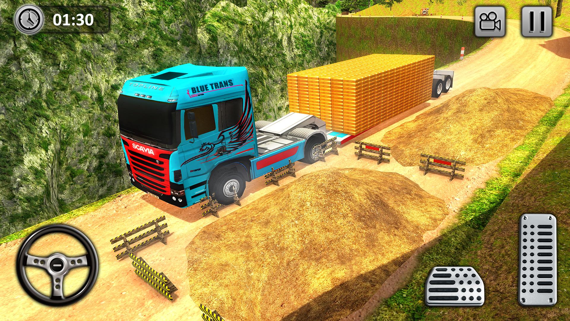 اسکرین شات 4 برنامه Uphill Gold Transporter Truck