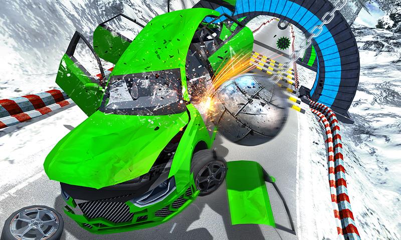 اسکرین شات 3 برنامه Speed Bump Crash Challenge 201