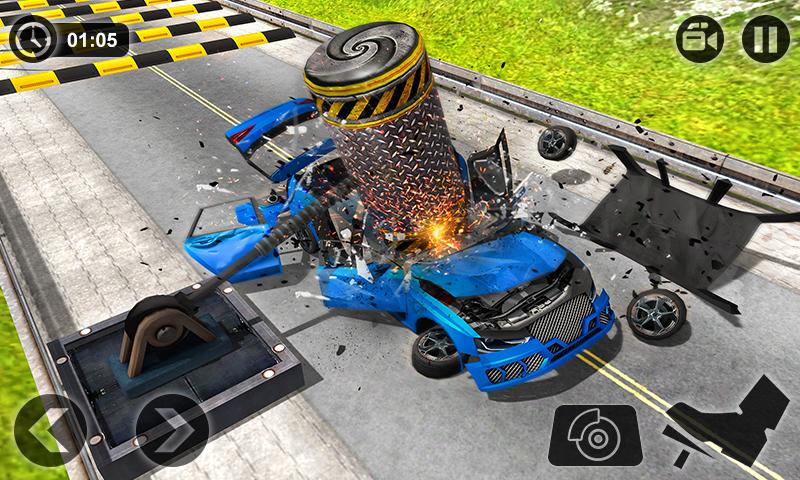 اسکرین شات 2 برنامه Speed Bump Crash Challenge 201
