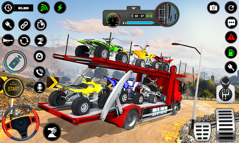 اسکرین شات 2 برنامه Car Transporter Trailer Truck