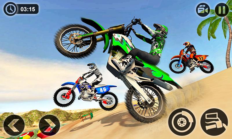 اسکرین شات 6 برنامه Beach Motorbike Stunts Master