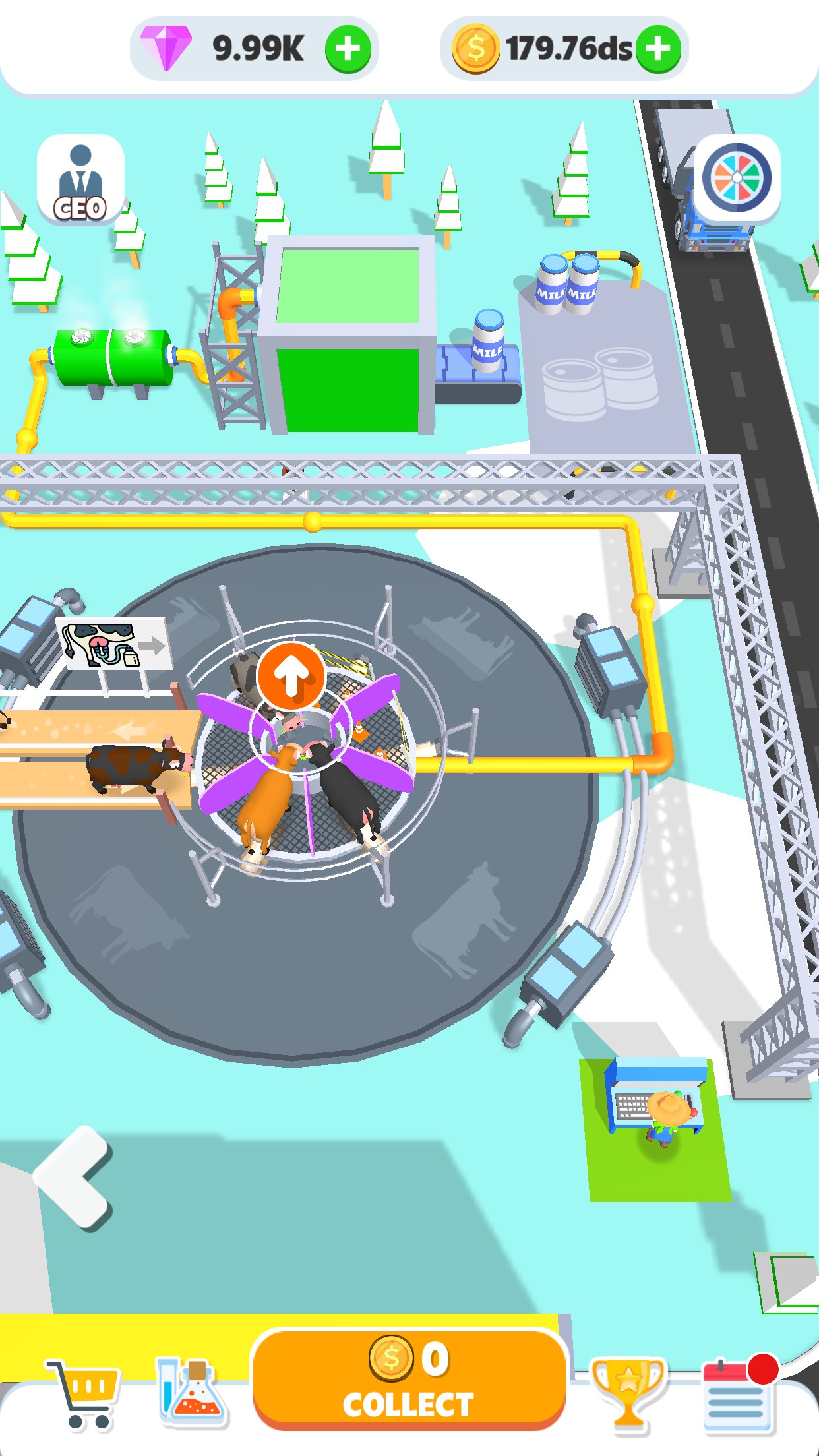 اسکرین شات 1 بازی Fresh Milk Tycoon