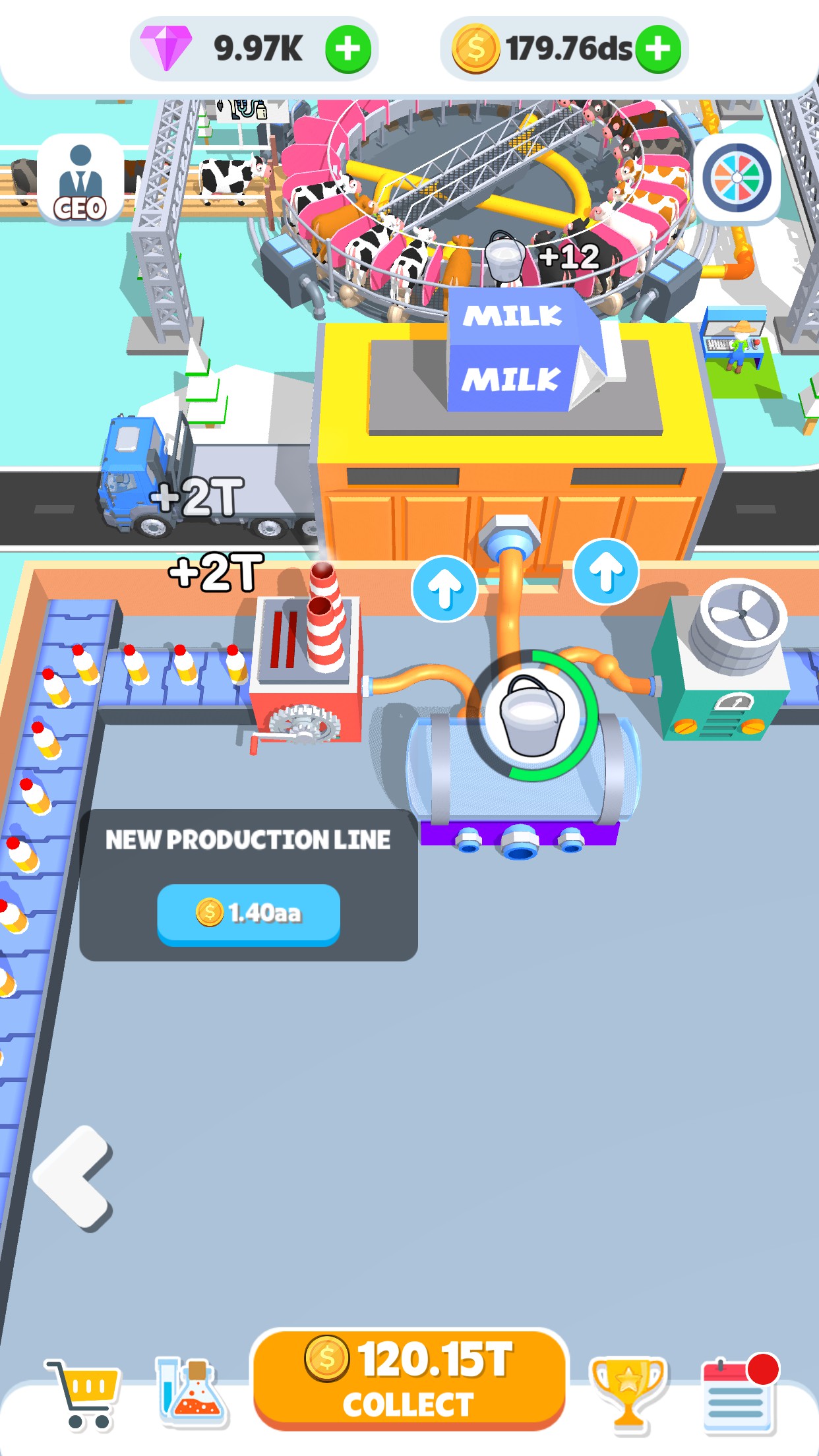 اسکرین شات 3 بازی Fresh Milk Tycoon