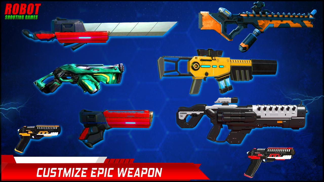 اسکرین شات 4 بازی Robot Army Shooting: Gun Games