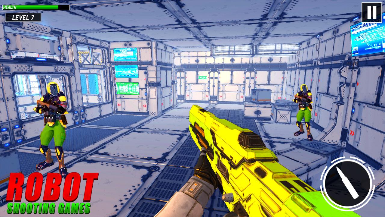 اسکرین شات 6 بازی Robot Army Shooting: Gun Games