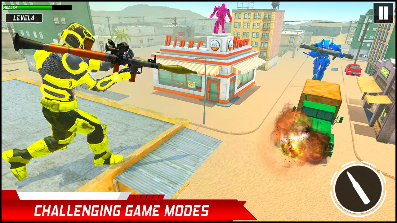 اسکرین شات 7 بازی Robot Army Shooting: Gun Games