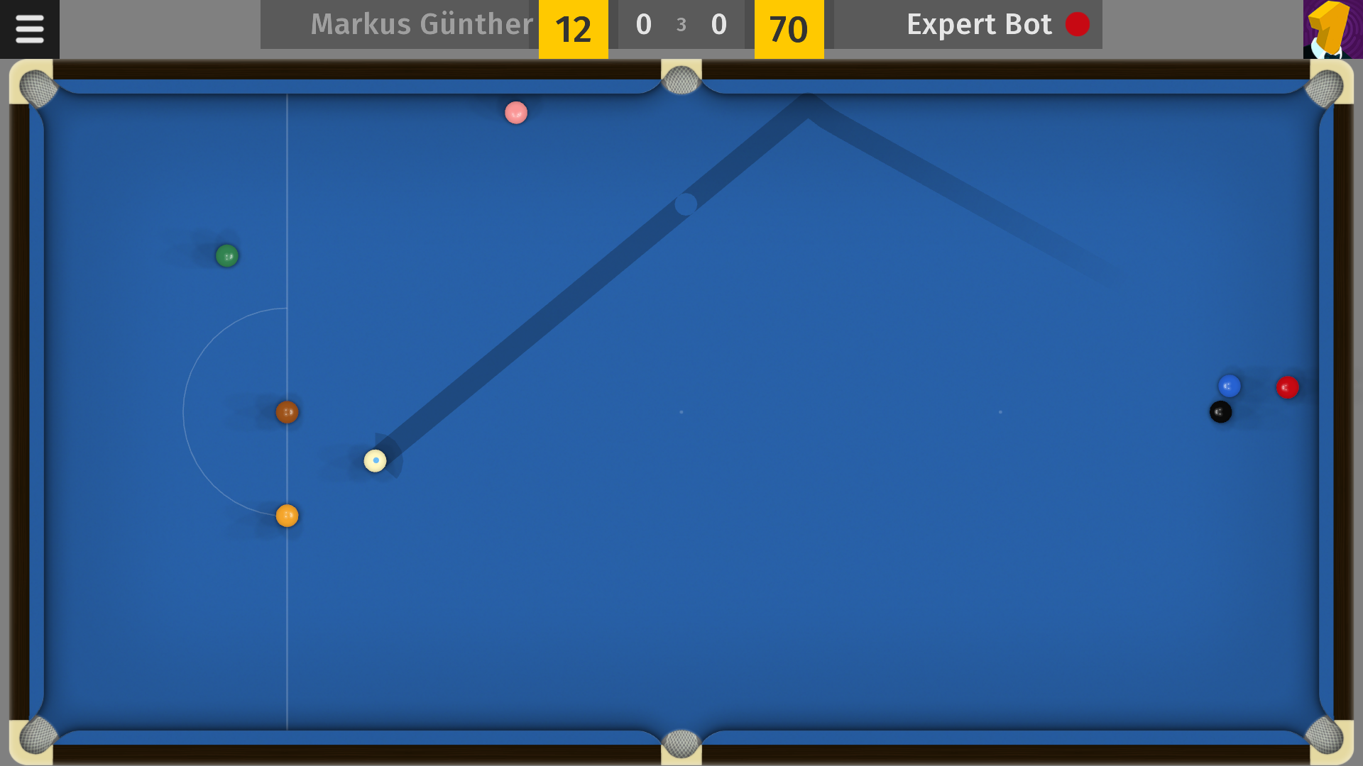 اسکرین شات 2 بازی Total Snooker