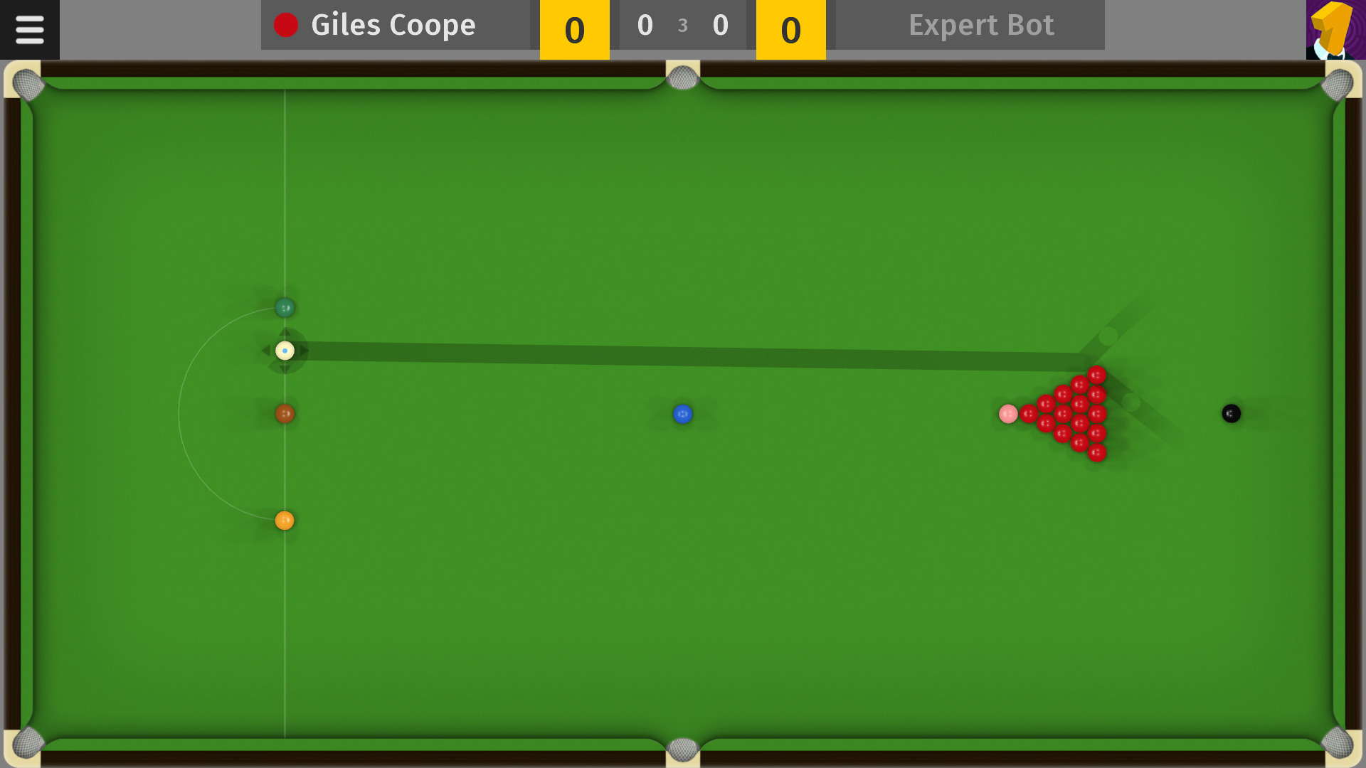 اسکرین شات 1 بازی Total Snooker