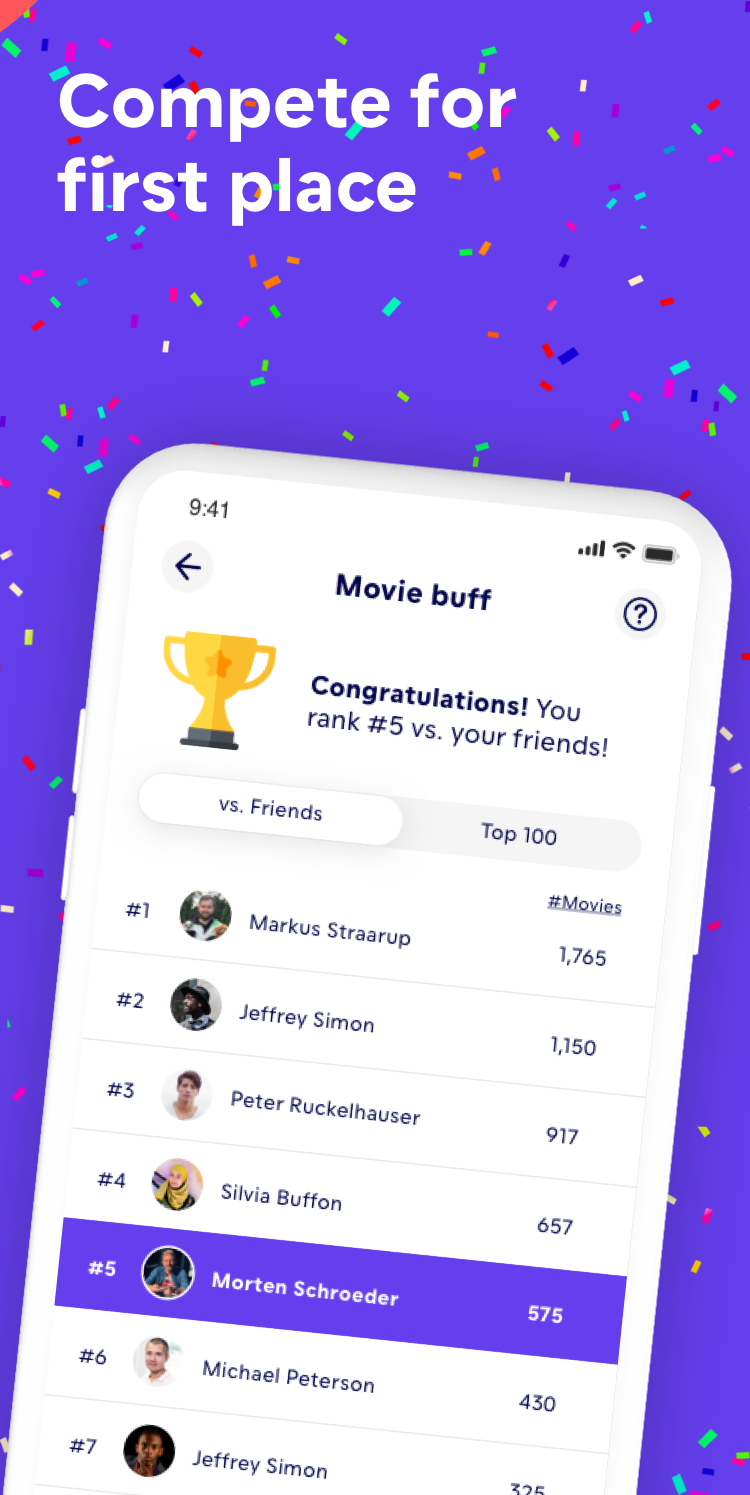 اسکرین شات 8 برنامه Friendspire: Movies, TV, Books, Podcasts & more