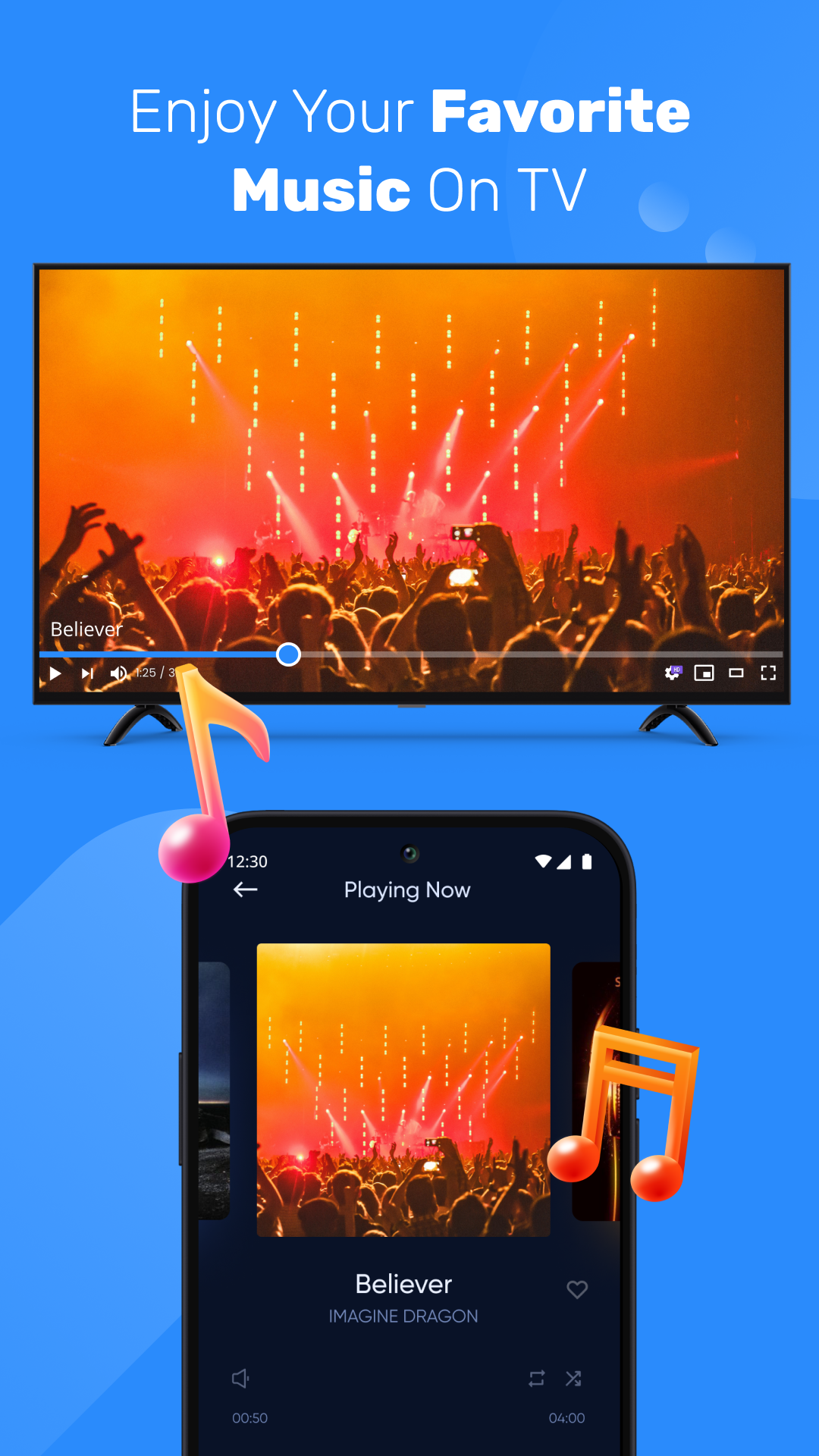 اسکرین شات 5 برنامه Screen Mirroring – Cast to TV