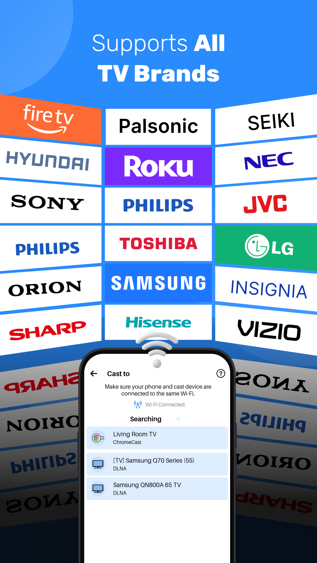 اسکرین شات 3 برنامه Screen Mirroring – Cast to TV