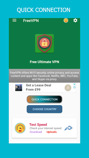 اسکرین شات 1 برنامه Freevpn - Free unlimited vpn proxy