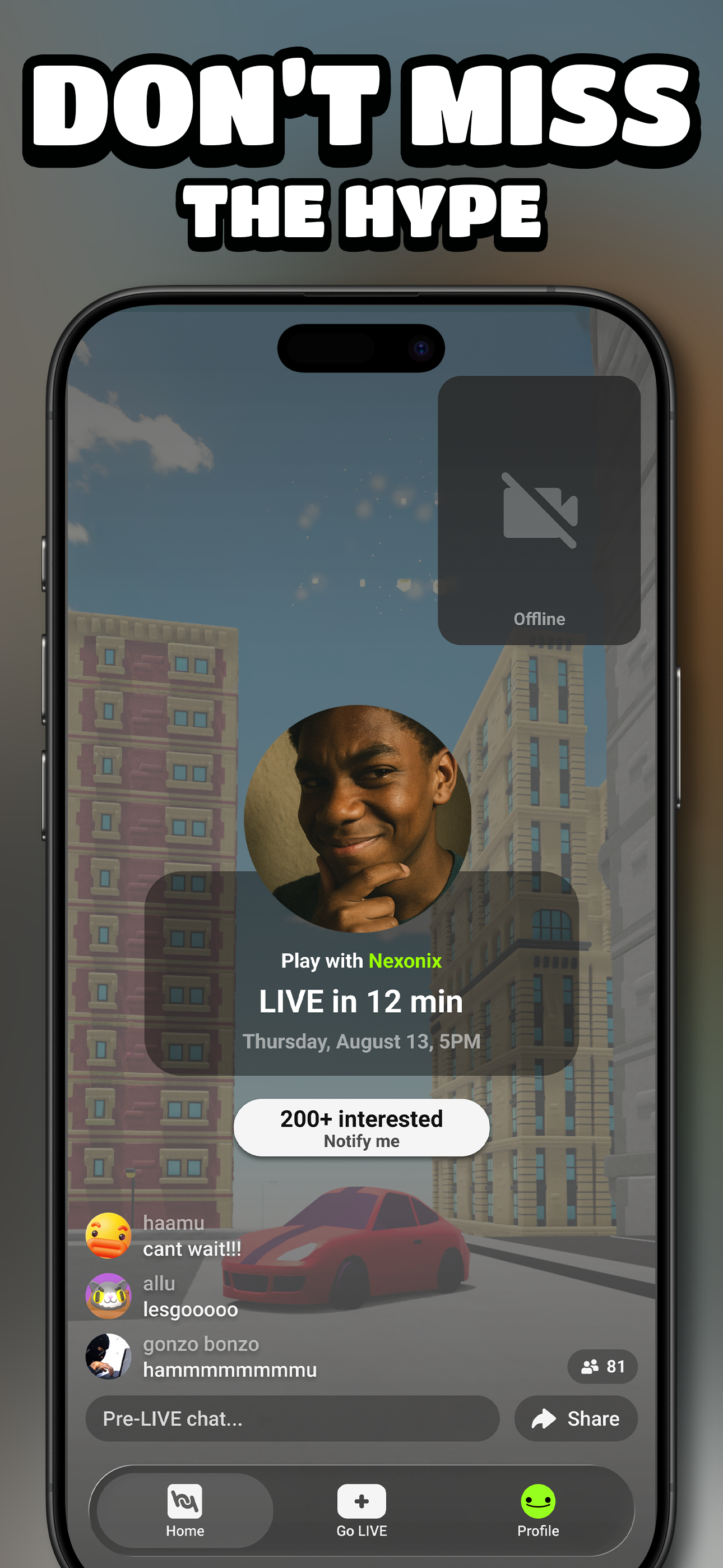 اسکرین شات 4 بازی HypeHype: Play LIVE Games