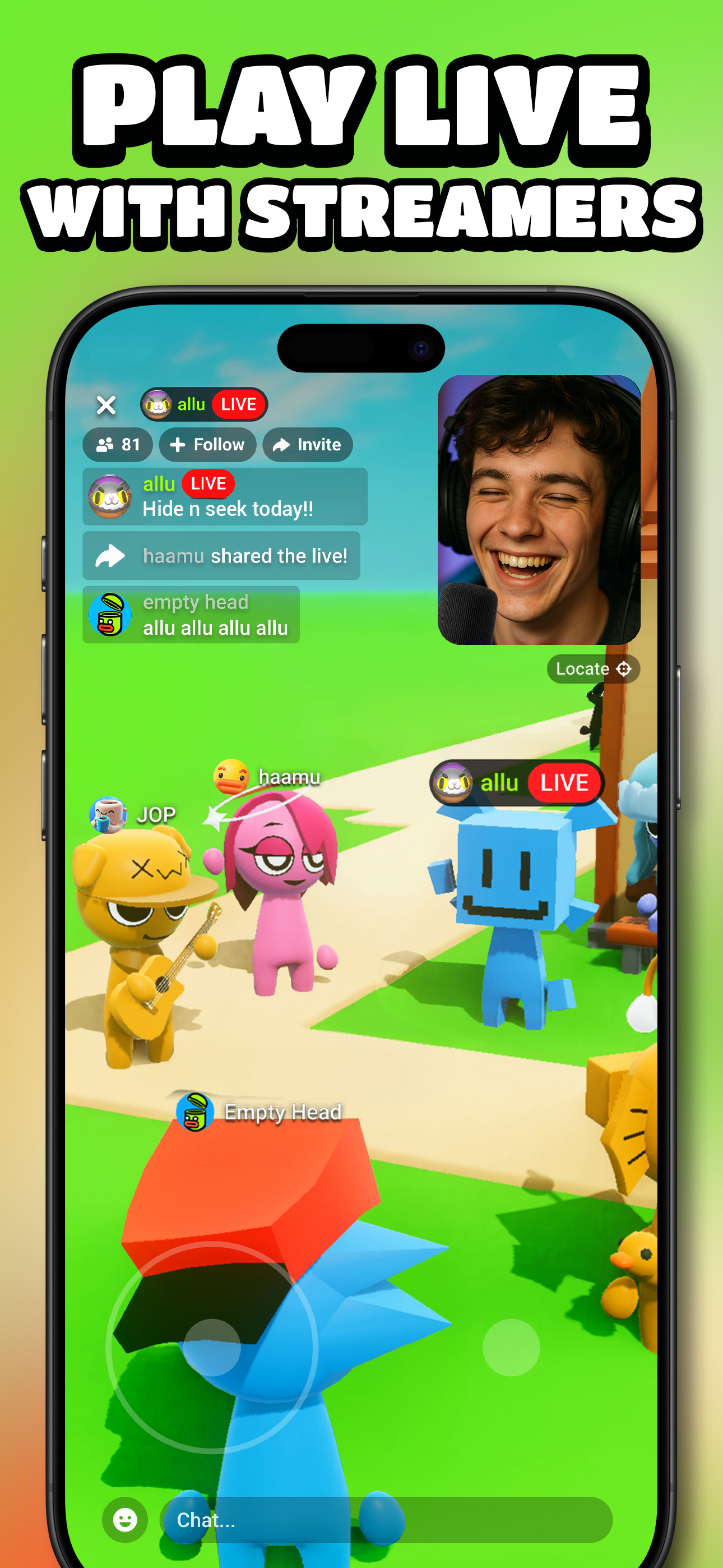 اسکرین شات 1 بازی HypeHype: Play LIVE Games