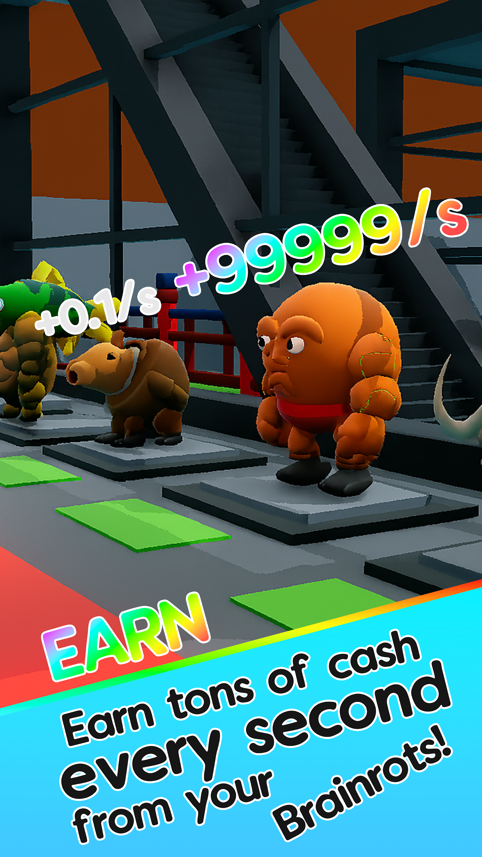 اسکرین شات 5 بازی Steal the Brainrot