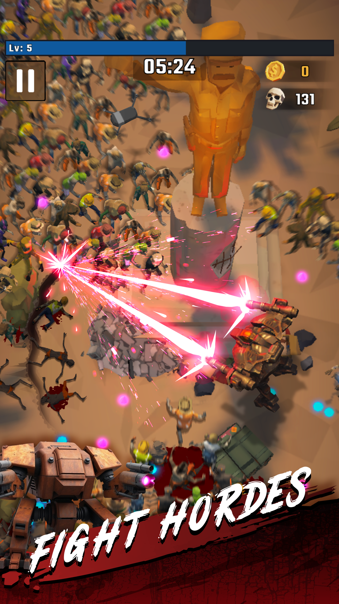 اسکرین شات 3 بازی Biters & Bullets: Survivor RPG
