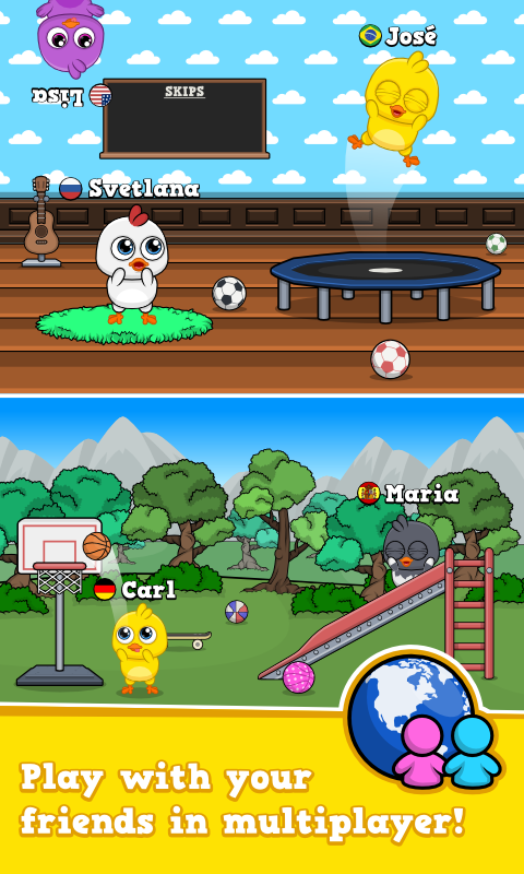اسکرین شات 5 بازی My Chicken - Virtual Pet Game