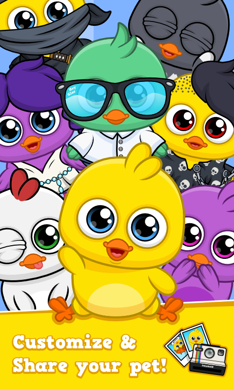 اسکرین شات 2 بازی My Chicken - Virtual Pet Game
