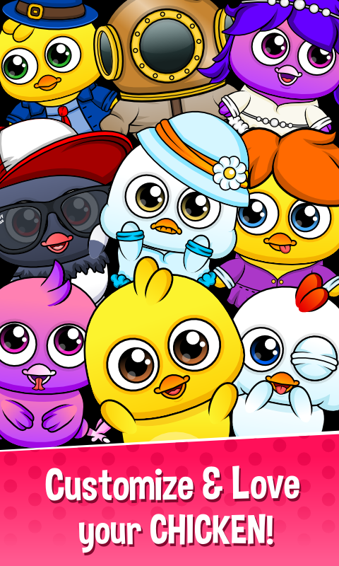 اسکرین شات 3 بازی My Chicken 2 - Virtual Pet