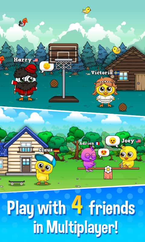 اسکرین شات 4 بازی My Chicken 2 - Virtual Pet