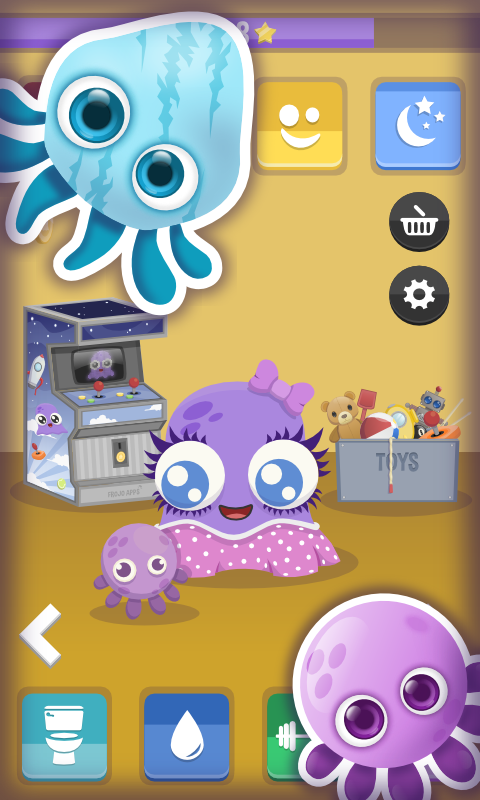 اسکرین شات 2 بازی My Moy - Virtual Pet Game