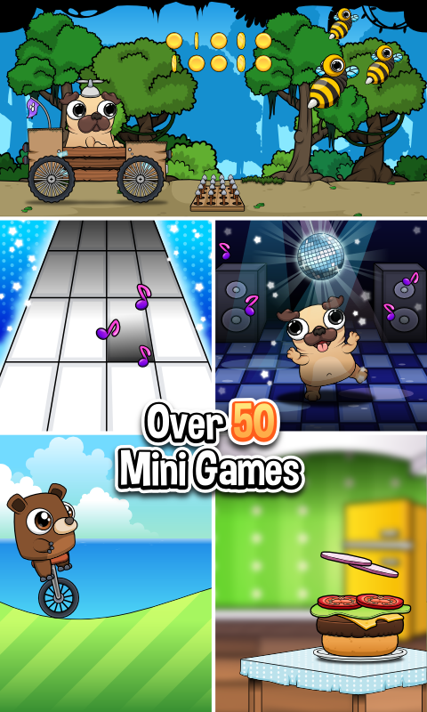 اسکرین شات 4 بازی Pug - My Virtual Pet Dog