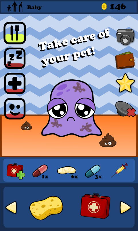 اسکرین شات 2 بازی Moy - Virtual Pet Game