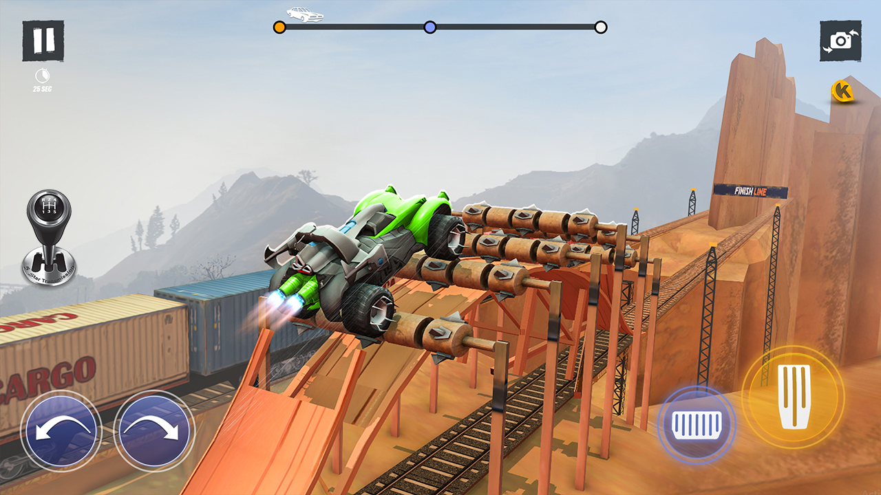 اسکرین شات 4 بازی Car Stunt 3D Car Driving Games