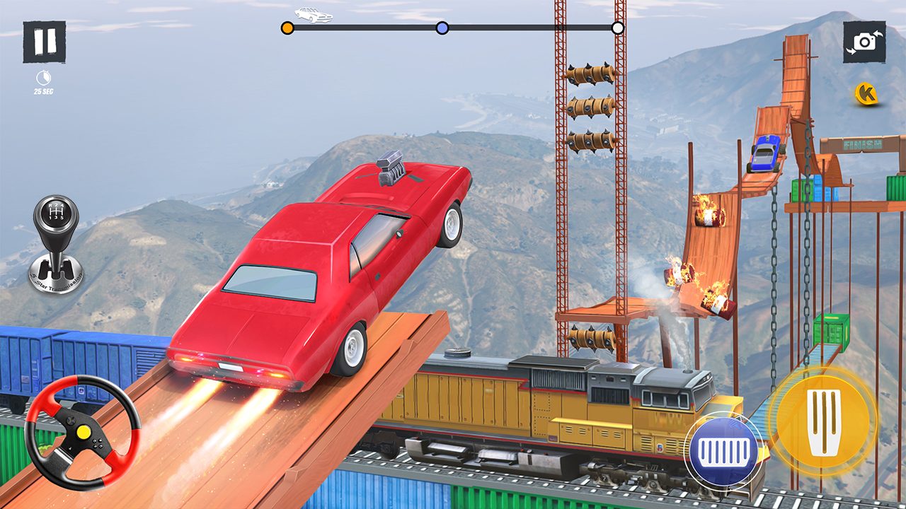 اسکرین شات 1 بازی Car Stunt Games 3D Car Games