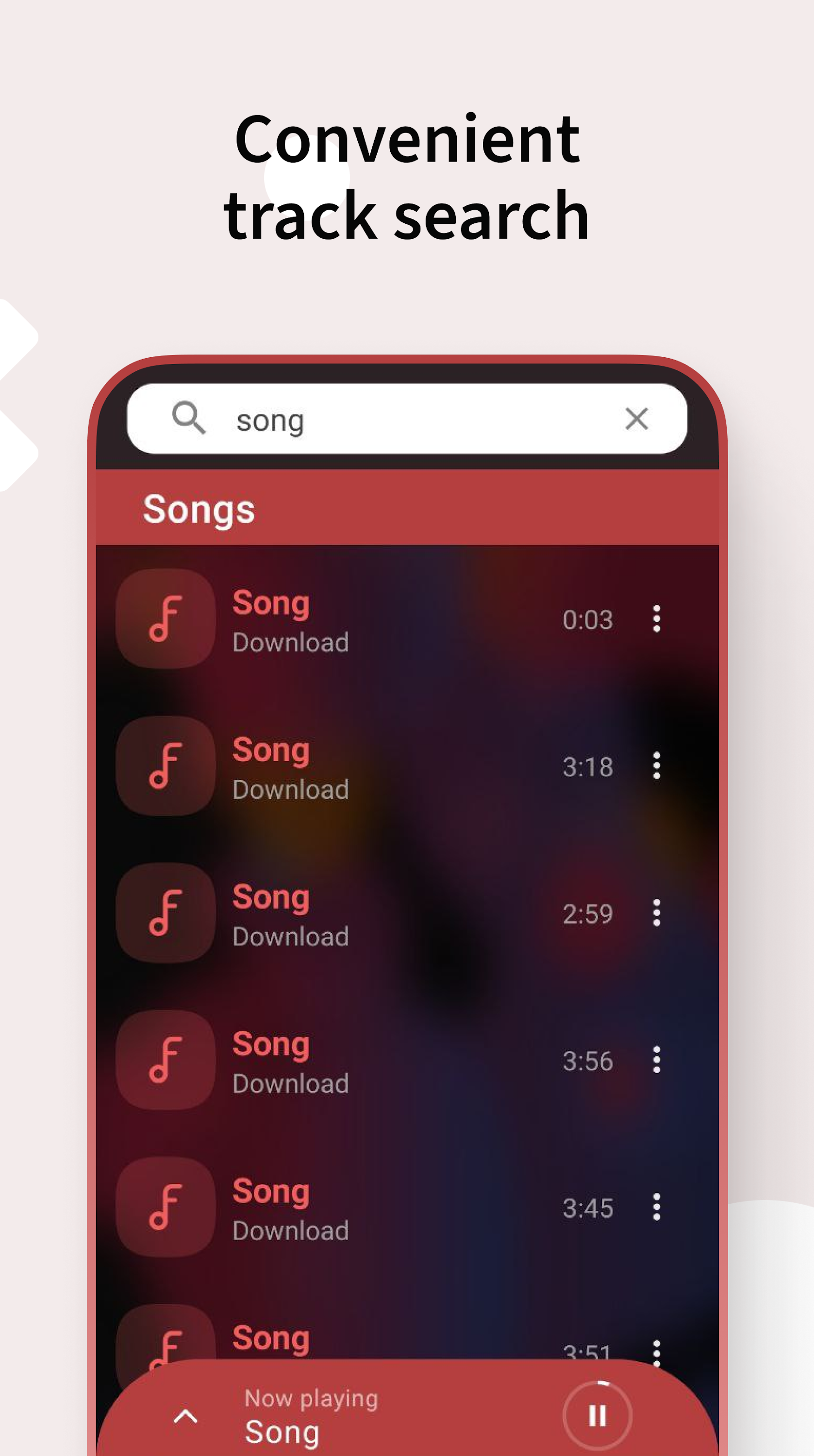 اسکرین شات 5 برنامه Frolomuse: MP3 Music Player