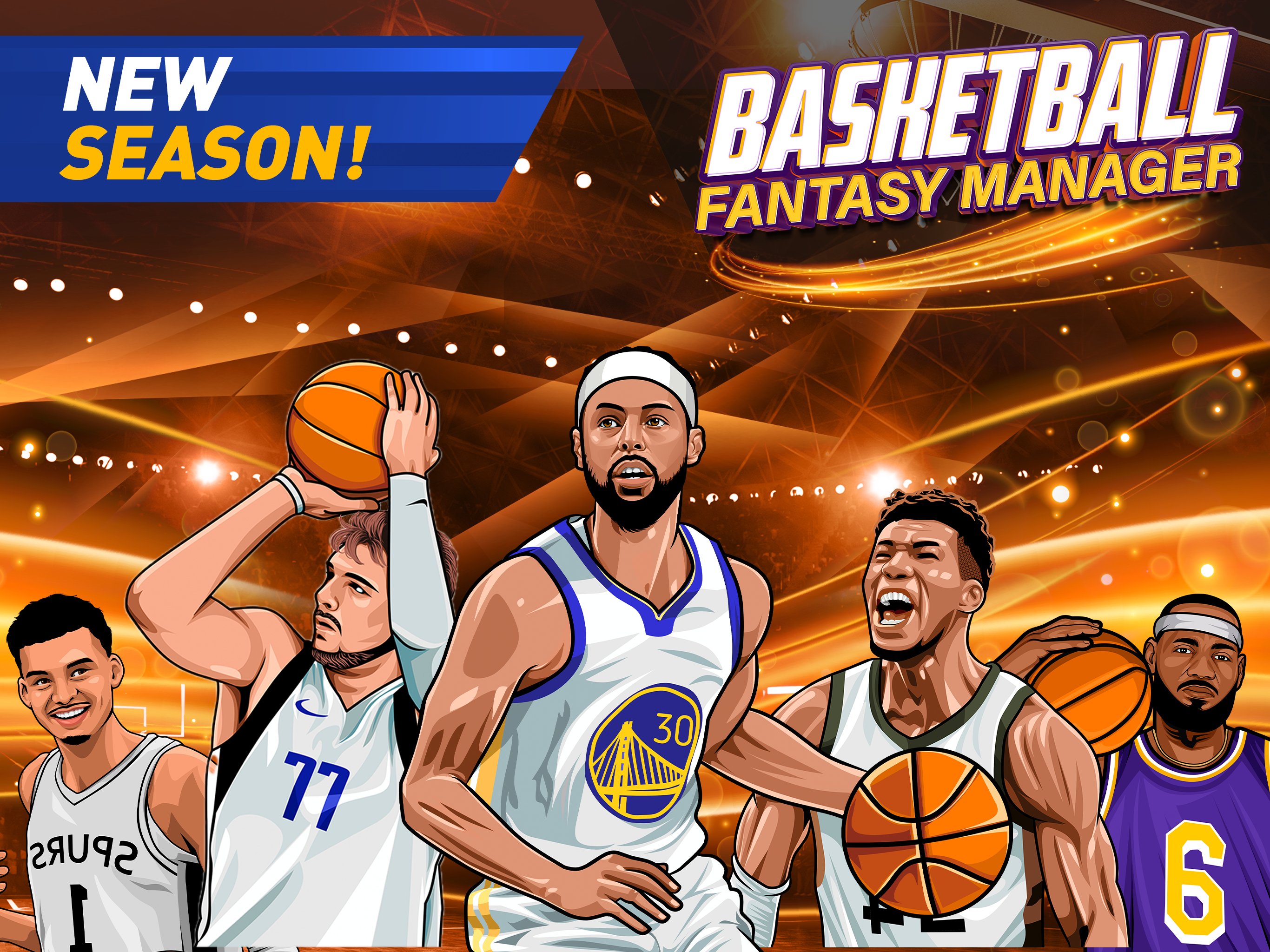 اسکرین شات 1 بازی Basketball Fantasy Manager NBA