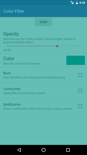 اسکرین شات 4 برنامه Color Filter