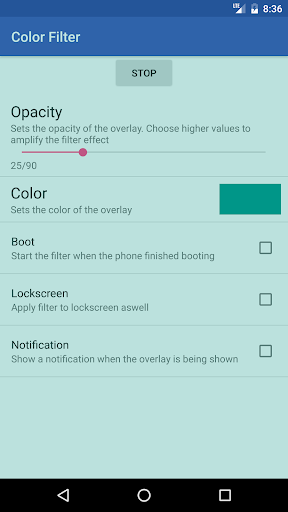 اسکرین شات 5 برنامه Color Filter