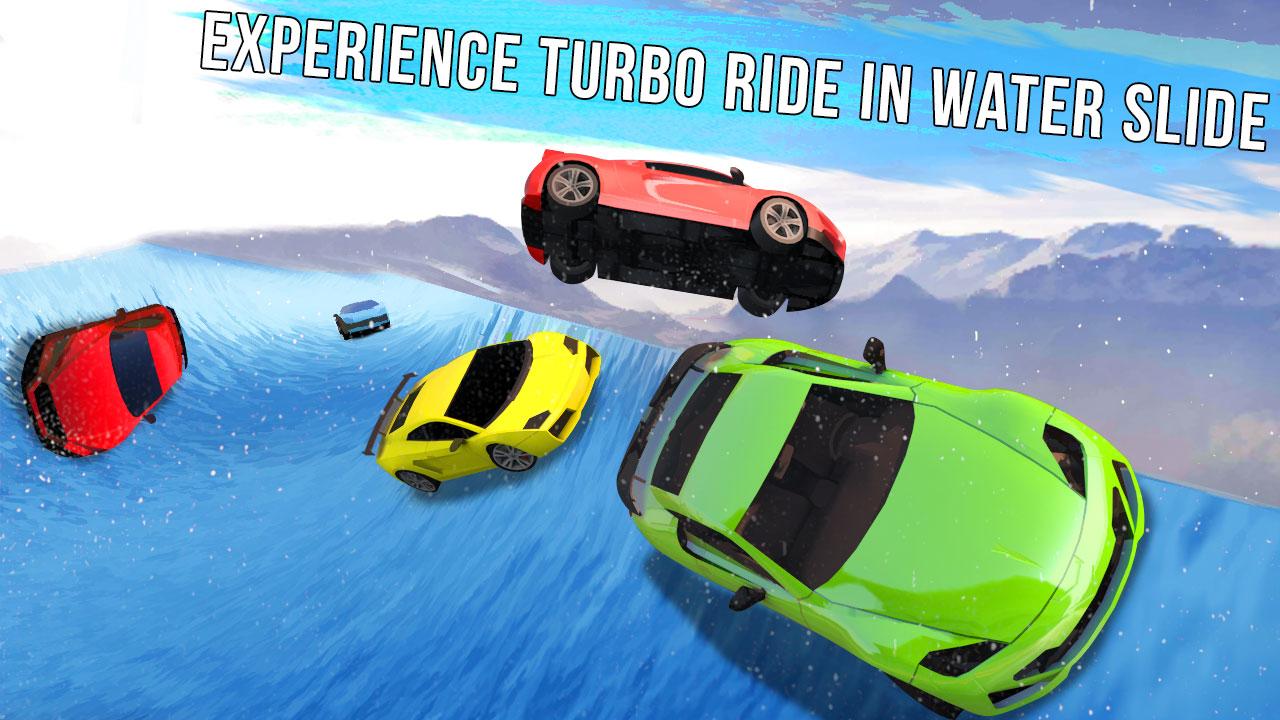 اسکرین شات 3 بازی WaterSlide Car Racing Games 3D