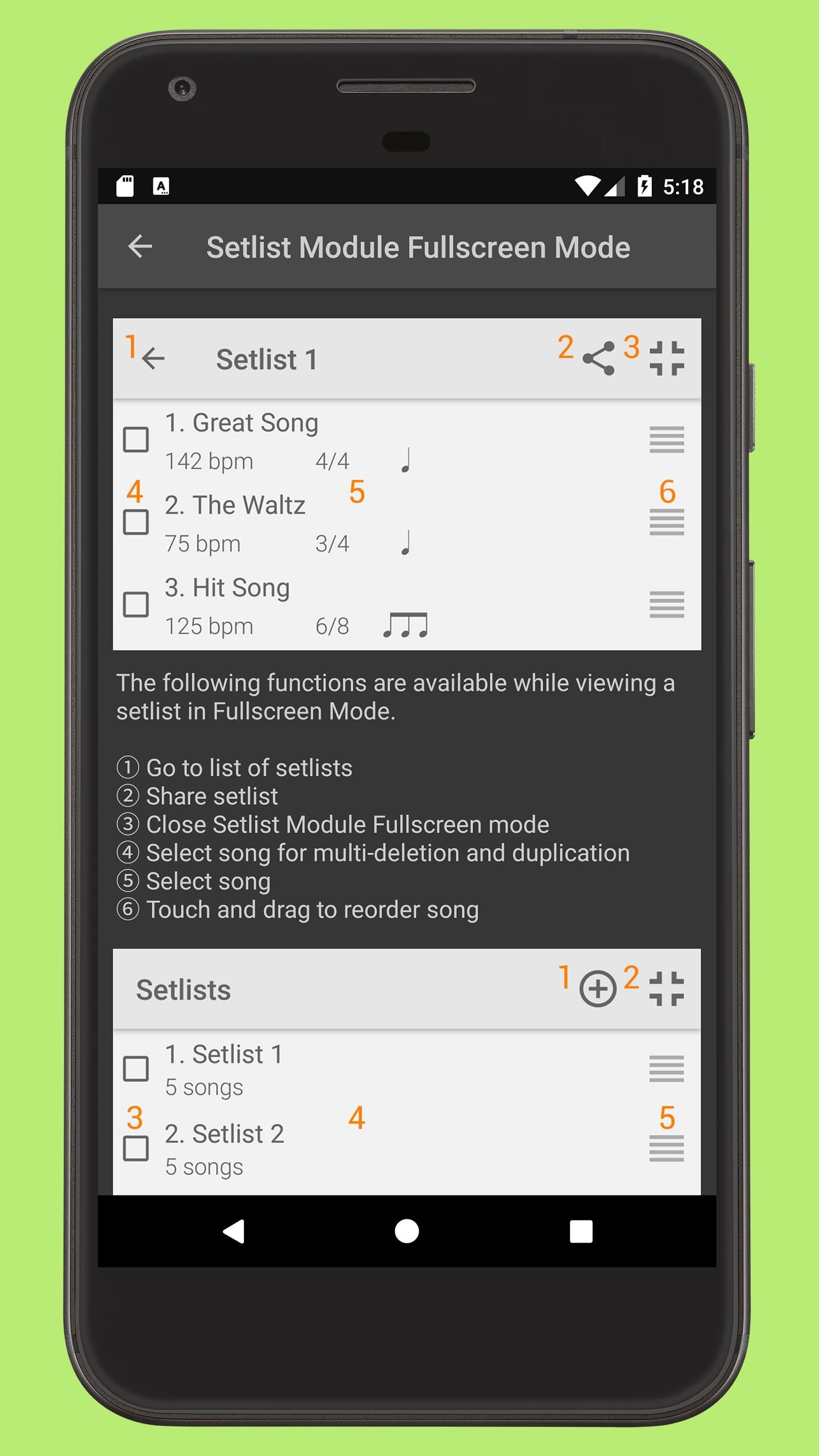 اسکرین شات 4 برنامه Metronome: Tempo Lite