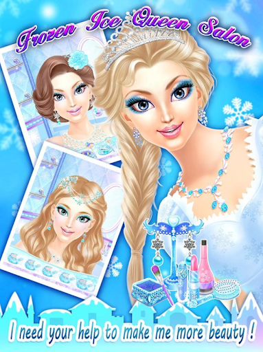 اسکرین شات 4 بازی Ice Princess Makeup Spa Salon : Frozen Queen Games