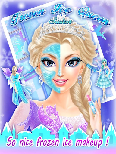 اسکرین شات 2 بازی Ice Princess Makeup Spa Salon : Frozen Queen Games