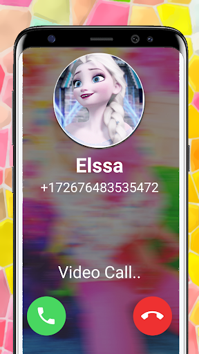 اسکرین شات 5 برنامه Call from Elssa Chat & video call (Simulation)