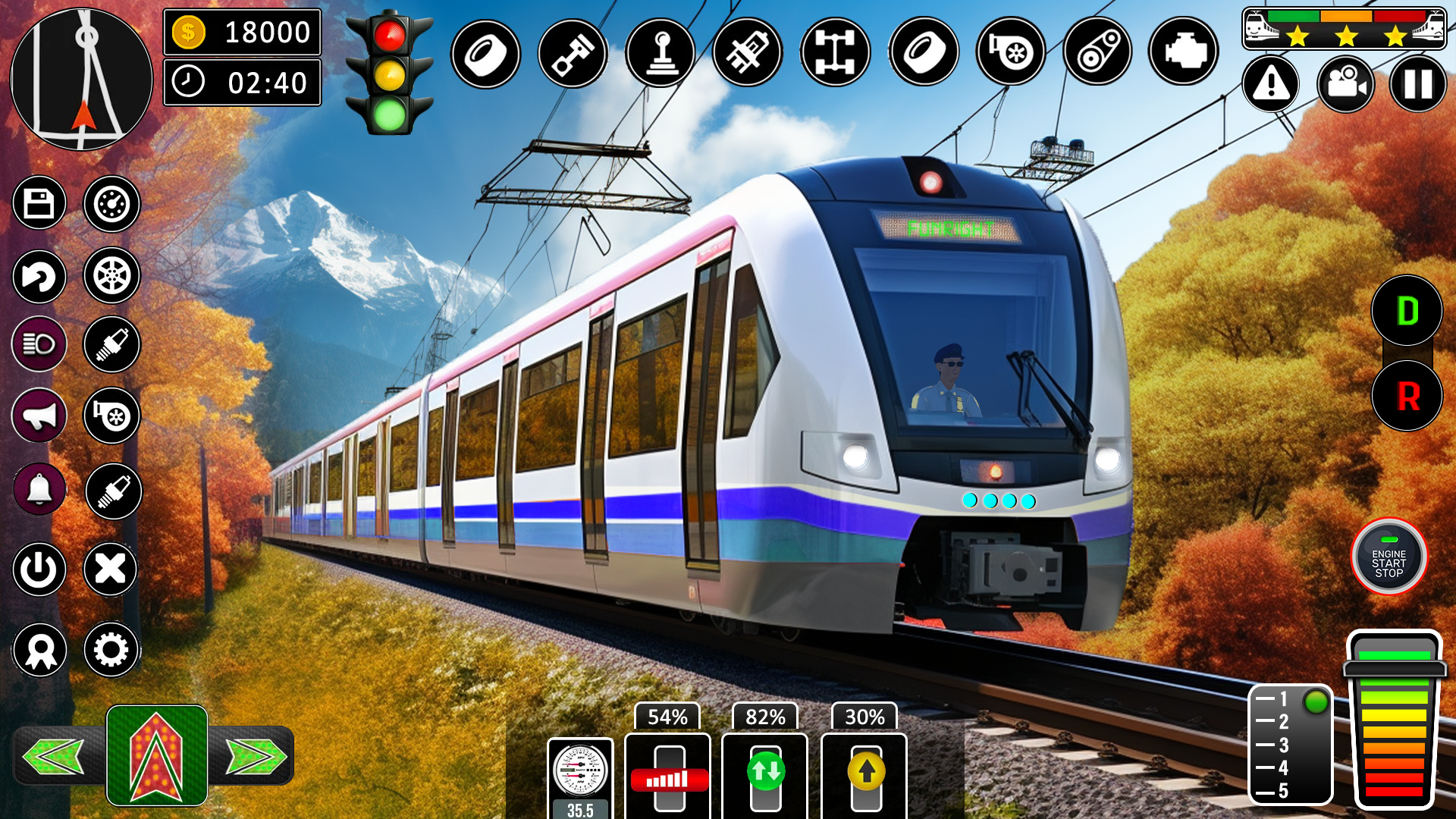 اسکرین شات 5 بازی City Train Game: Train Driving