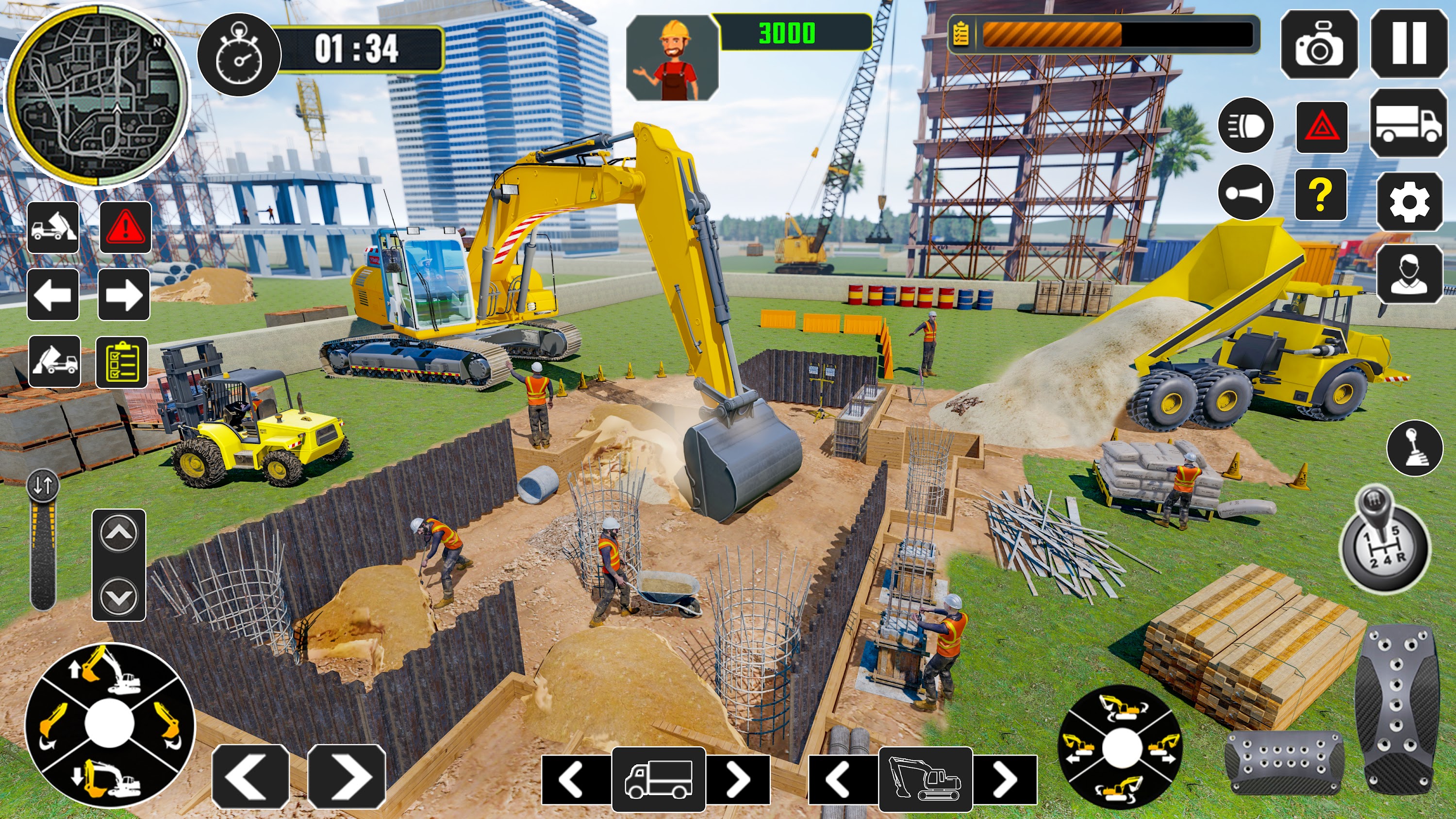 اسکرین شات 5 بازی Excavator Construction Game