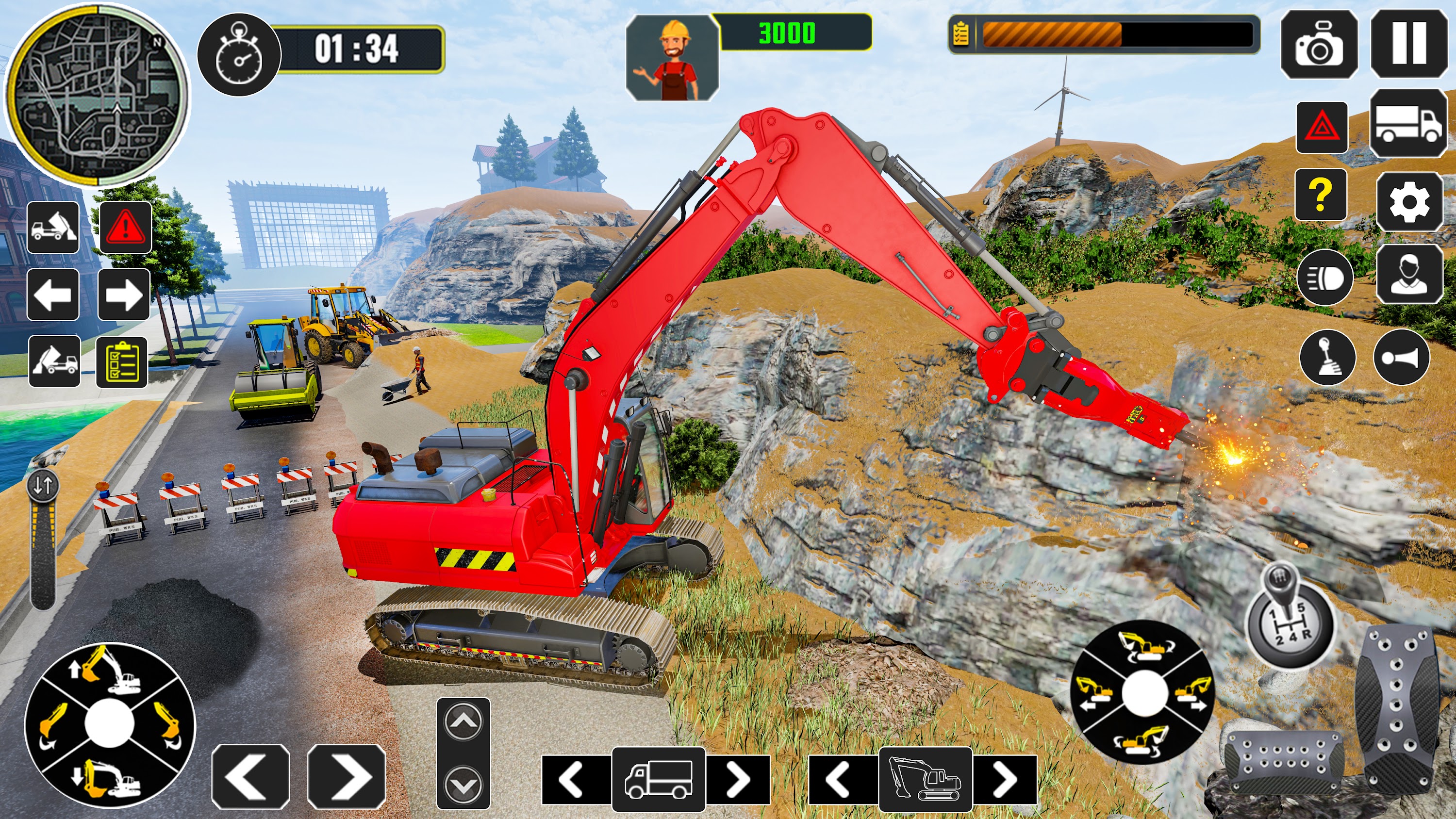 اسکرین شات 3 بازی Excavator Construction Game