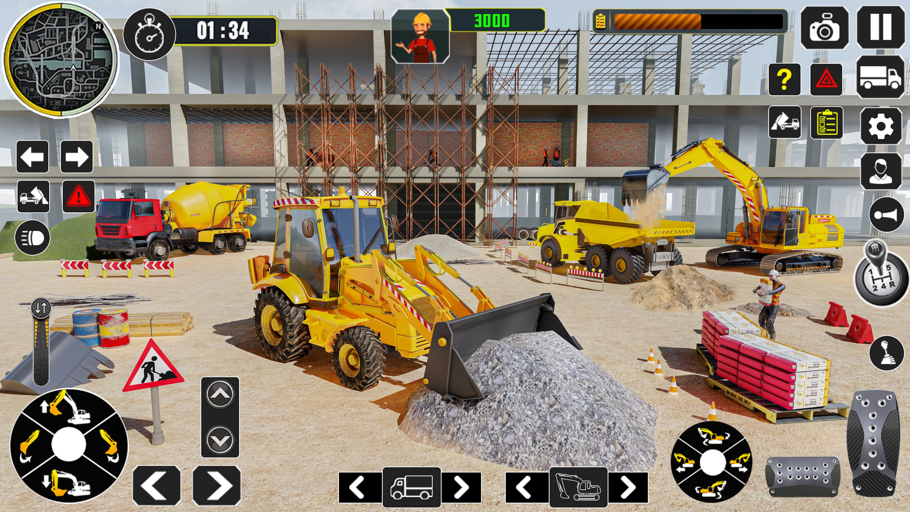 اسکرین شات 2 بازی Excavator Construction Game