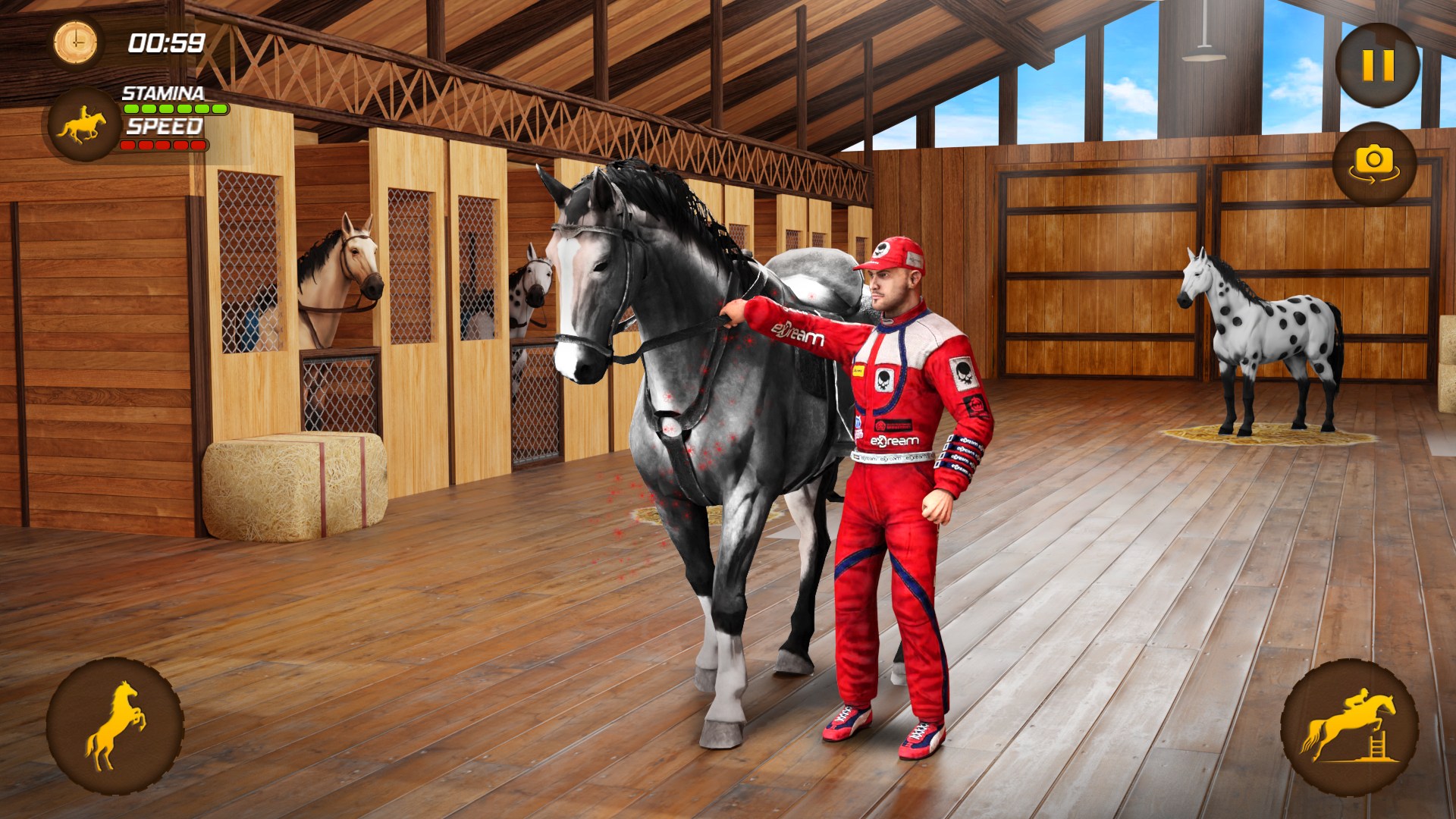 اسکرین شات 1 برنامه Horse Racing Game: Horse Games