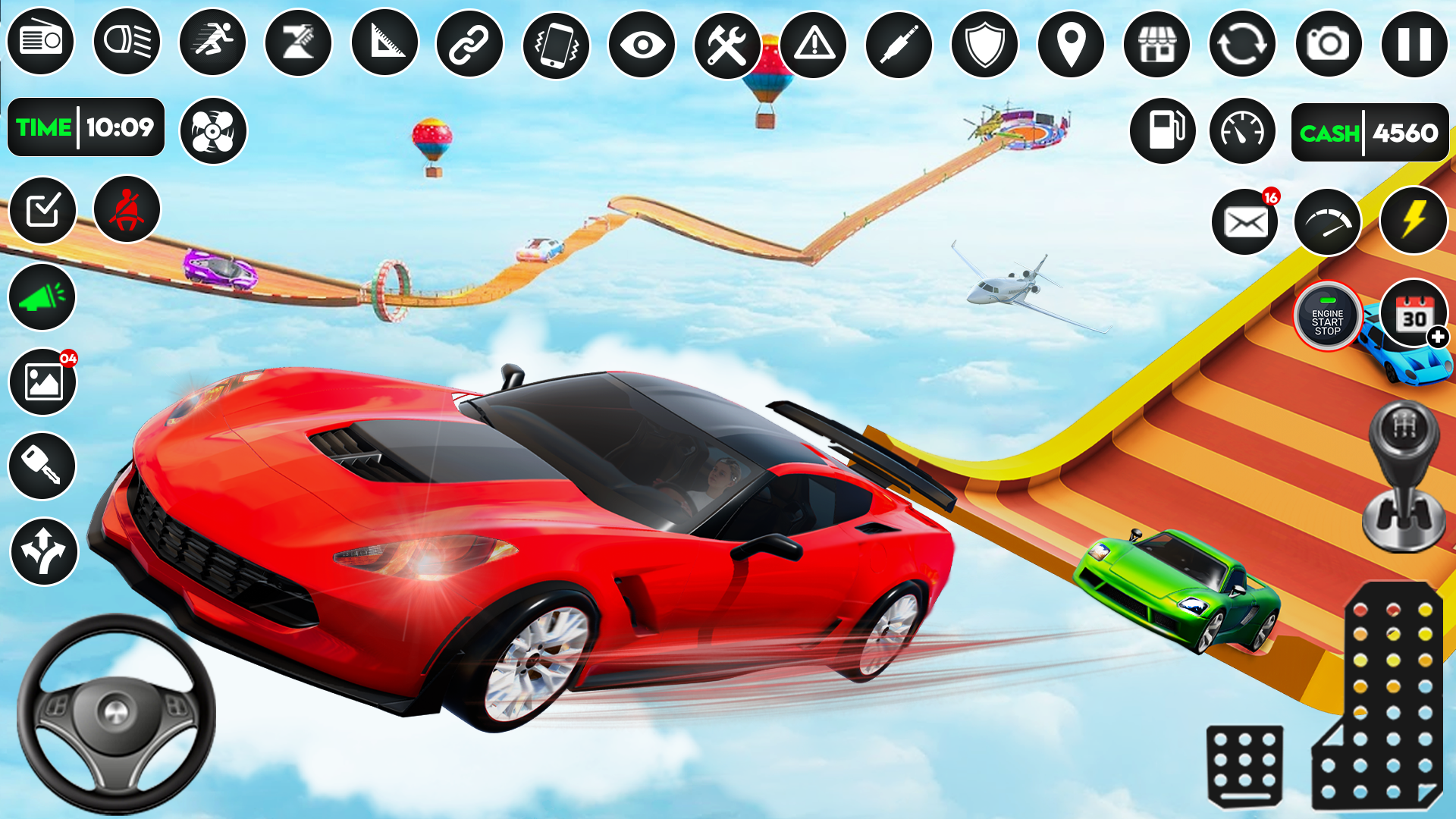 اسکرین شات 4 برنامه Car Stunts Racing: Car Games
