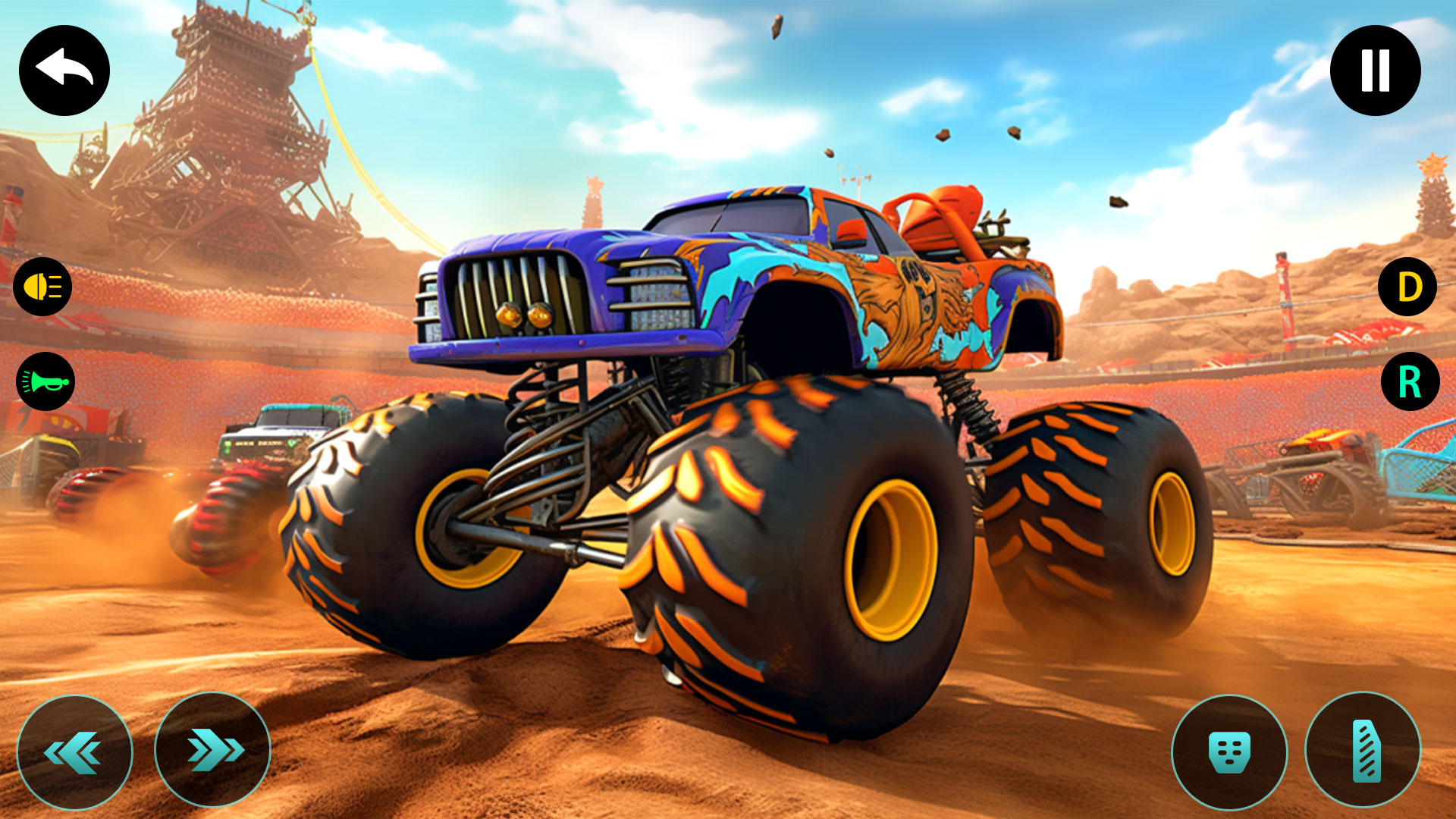 اسکرین شات 4 بازی Monster Truck Racing Offroad