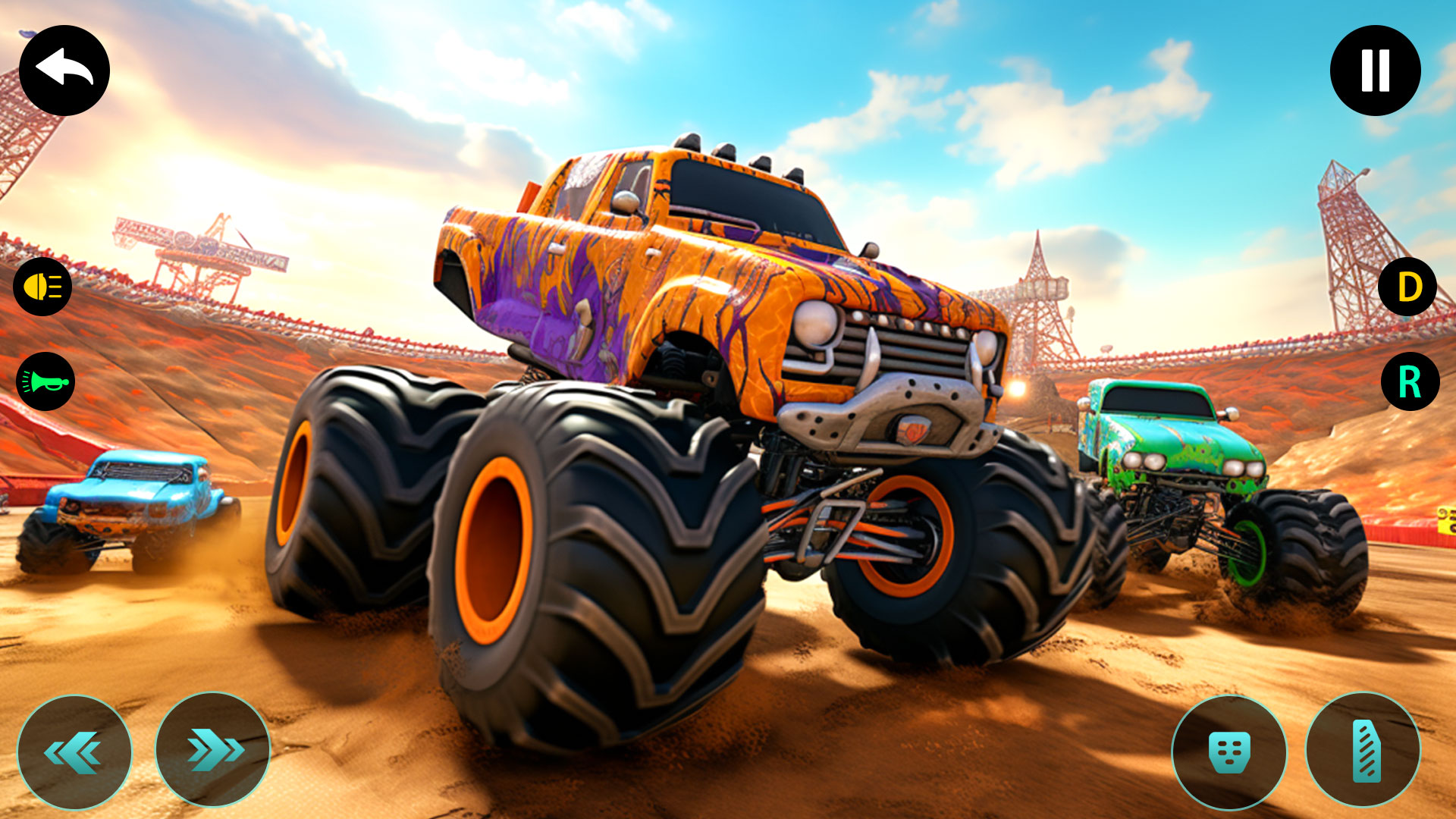 اسکرین شات 7 بازی Monster Truck Racing Offroad