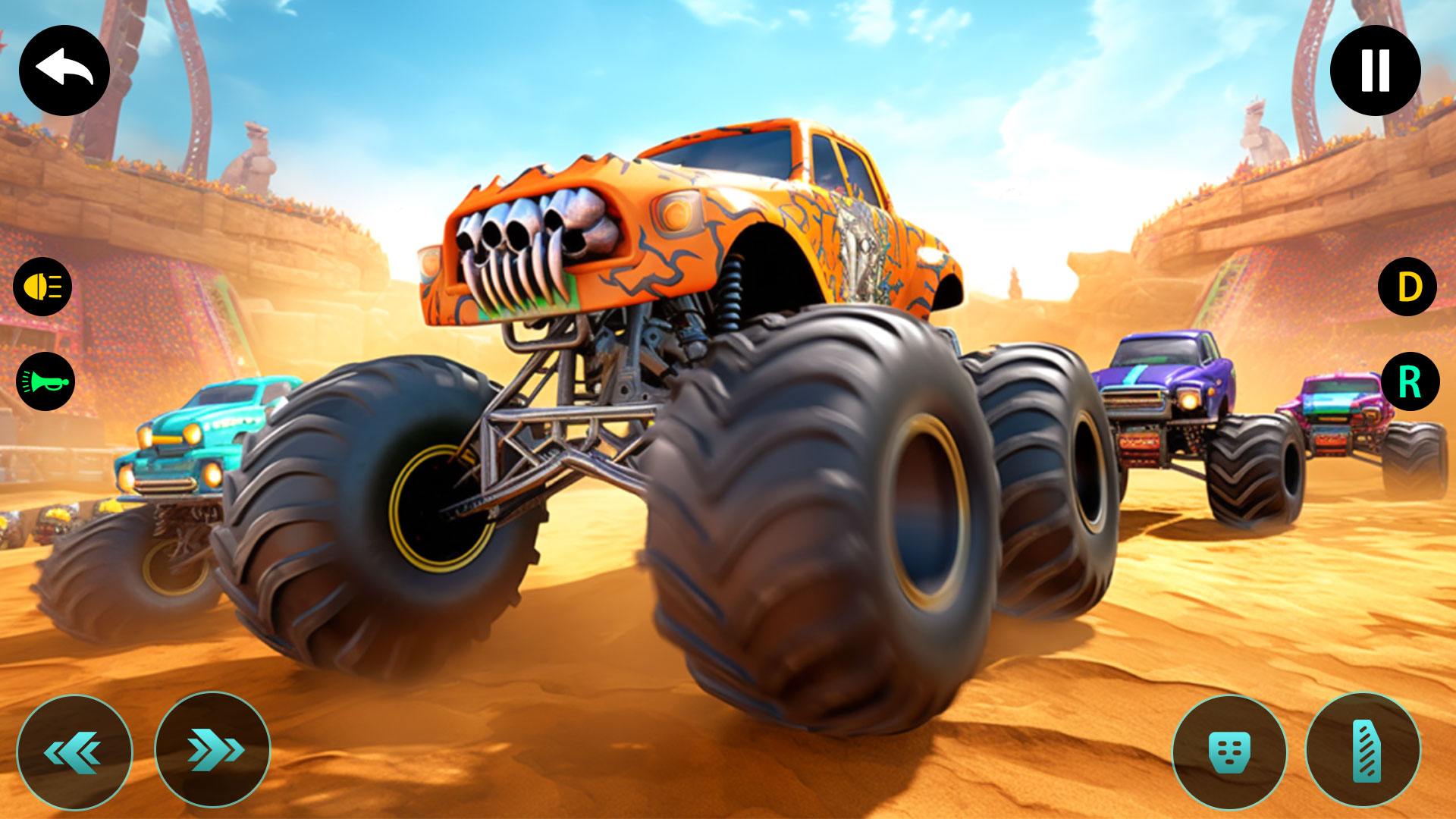 اسکرین شات 5 بازی Monster Truck Racing Offroad