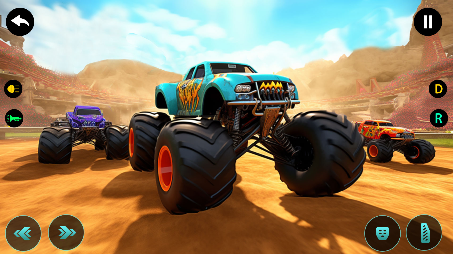 اسکرین شات 3 بازی Monster Truck Racing Offroad