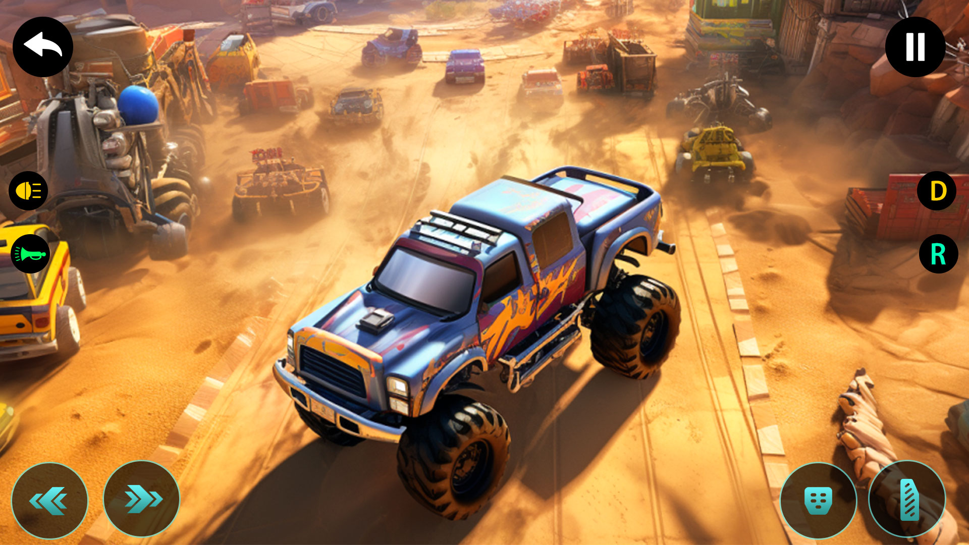 اسکرین شات 6 بازی Monster Truck Racing Offroad