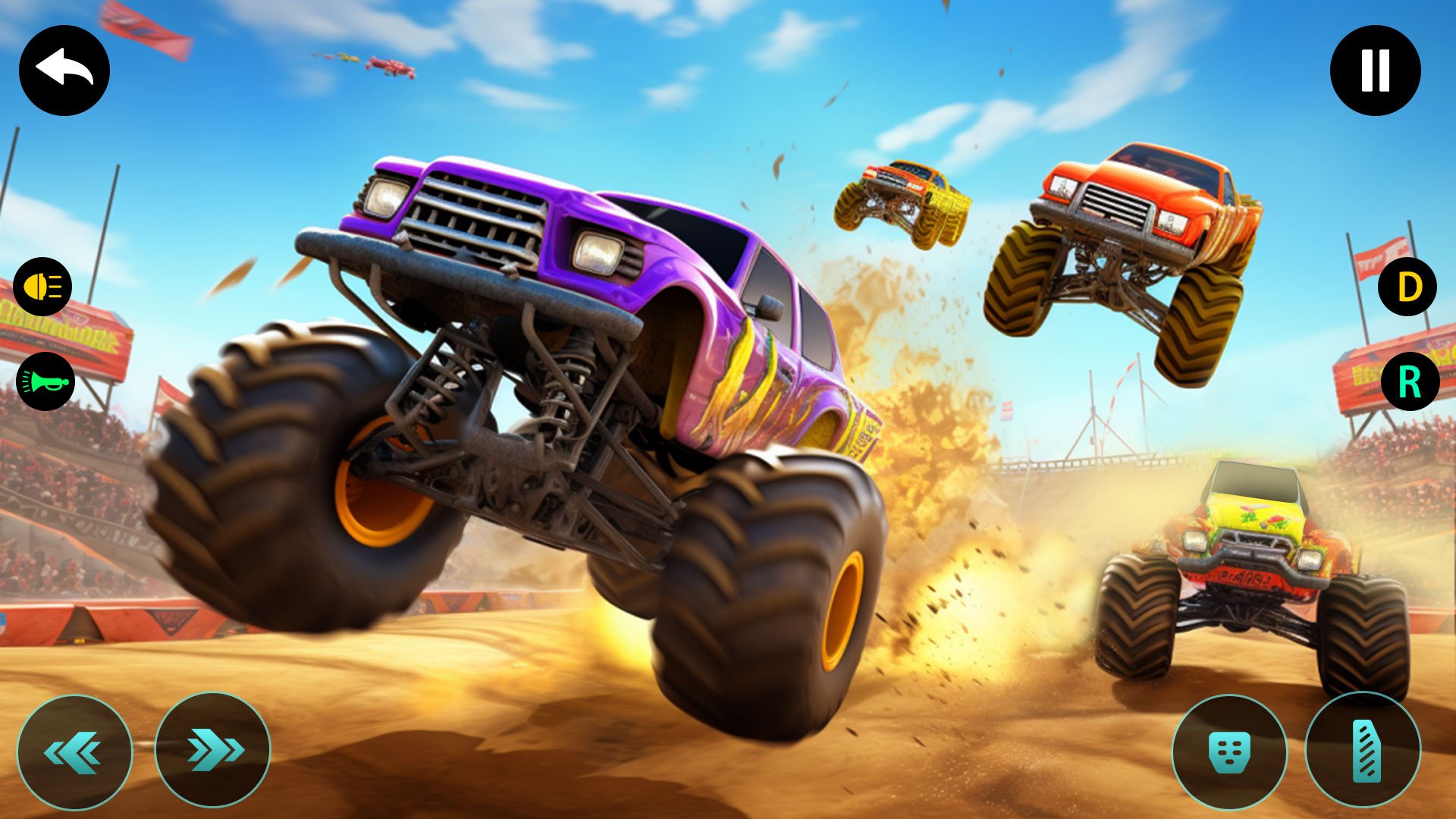 اسکرین شات 2 بازی Monster Truck Racing Offroad
